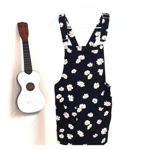 Forever 21 Los Angeles floral overall jumper